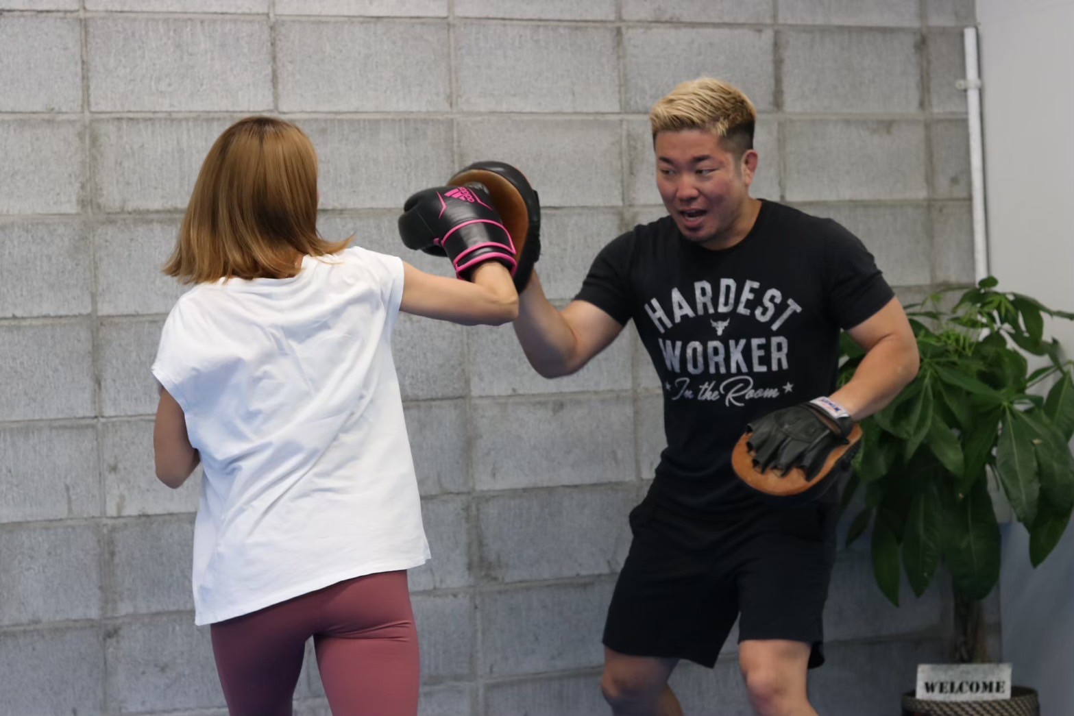 ミット打ちトレーニング